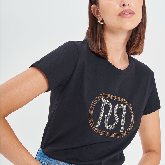 Rinascimento Logo RR T-Shirt, size S, Italian made, NWTS, - Picture 3 of 10